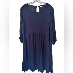 Maurice’s black babydoll mini dress, size XL